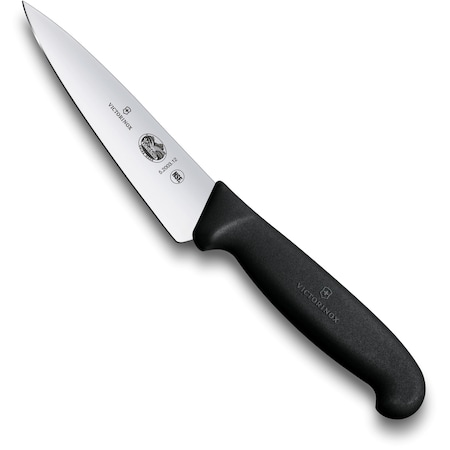 Swiss Army Brands Victorinox 40552 Kitchen Fibrox Pro Blk Chef'S - Straight, 5In Mini-Blade, 10.25In Width At Handle VIC-5.2003.12